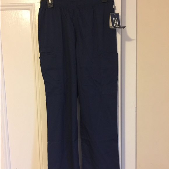 Navy blue unisex uniform pants - Picture 3 of 5